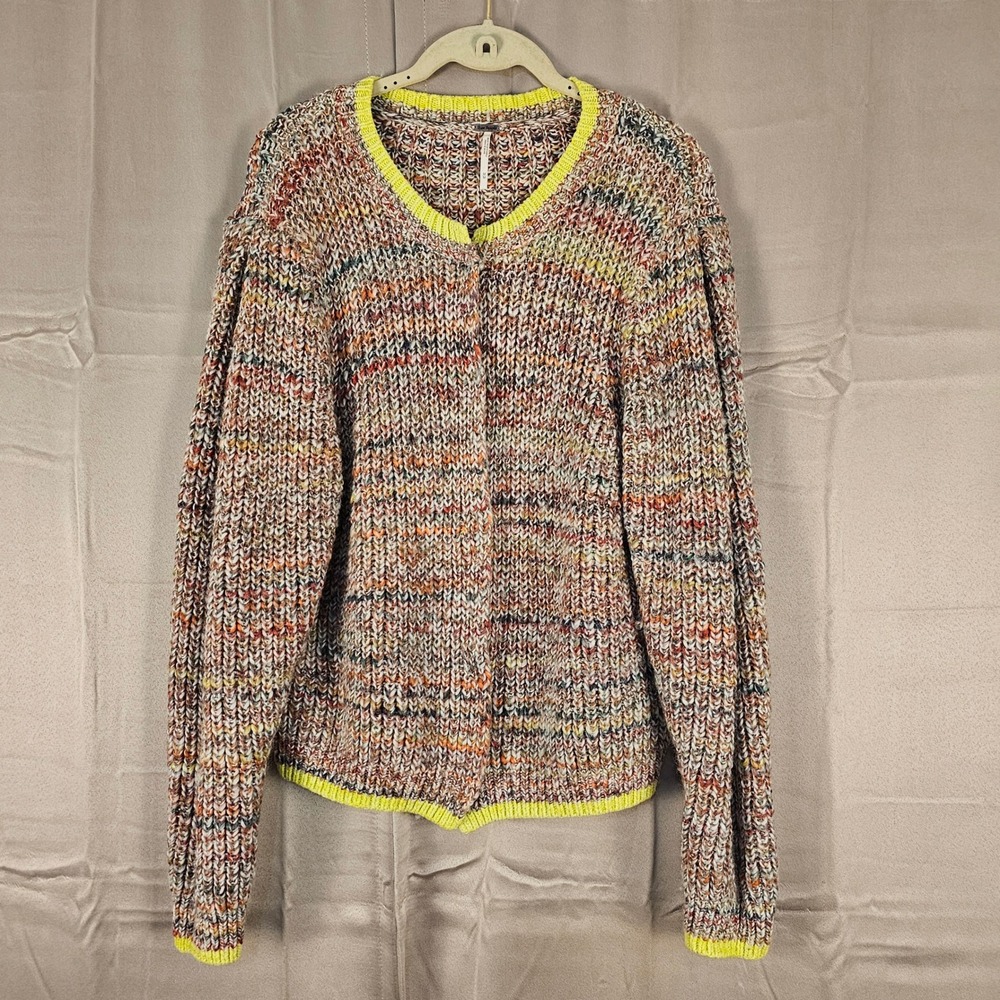 Free People Womens Walk On By Cardigan Sweater Medium